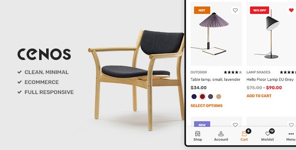 Cenos – Modern Furniture WooCommerce Theme