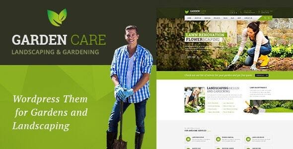 Garden Care – Gardening and Landscaping WordPress Theme