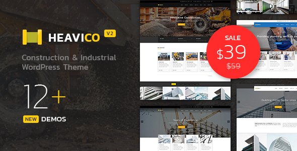 Heavico – Construction & Industrial WordPress Theme