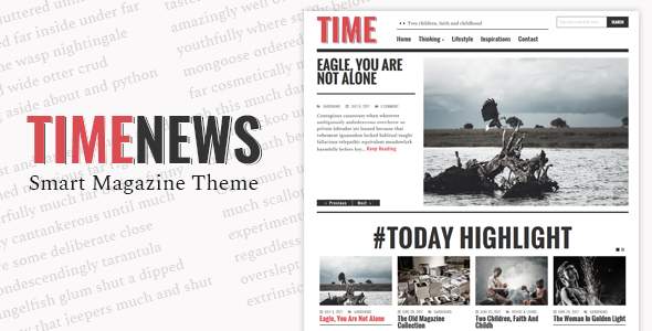TimeNews – Publisher, Magazine, Newspaper Theme