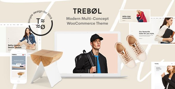 Trebol – Minimal & Modern Multi-Concept WooCommerce Theme
