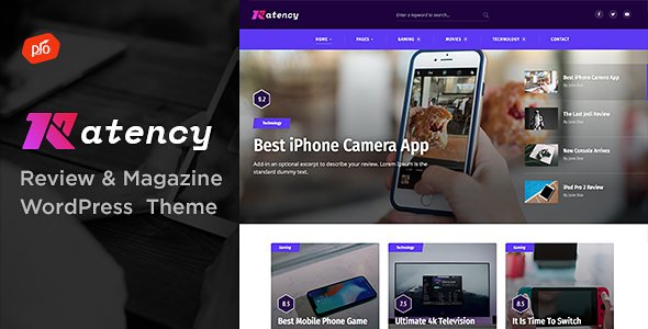 Ratency – Review & Magazine Theme
