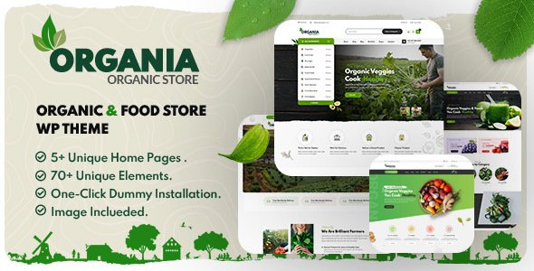 Organia – Organic Food Store WordPress Theme