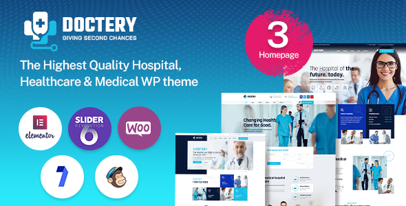 Doctery – Hospital and Healthcare WordPress Theme