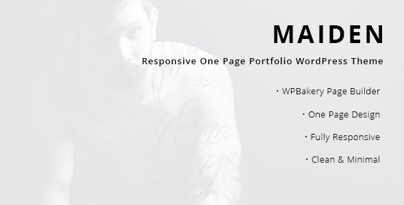 Maiden – Responsive One Page Portfolio WordPress Theme