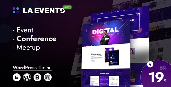 La Evento – An Organized Event WordPress Theme