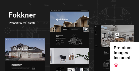 Fokkner – Real Estate and Property Theme