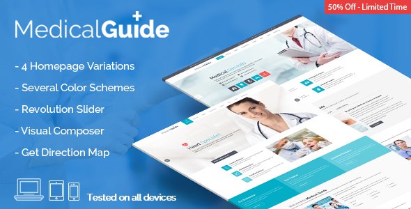 MedicalGuide – Health and Dental WordPress Theme