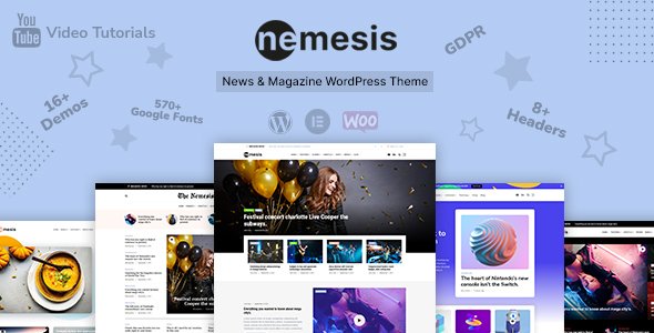 Nemesis – News Magazine WordPress Theme