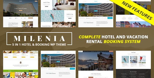 Milenia – Hotel & Booking WordPress Theme