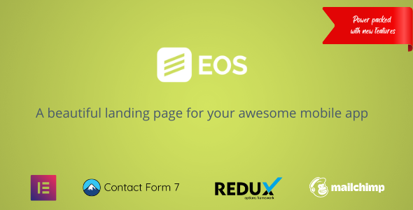 EOS – A Responsive App Landing Theme