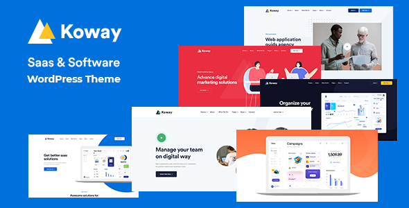 Koway – Saas Landing Page WordPress Theme + RTL