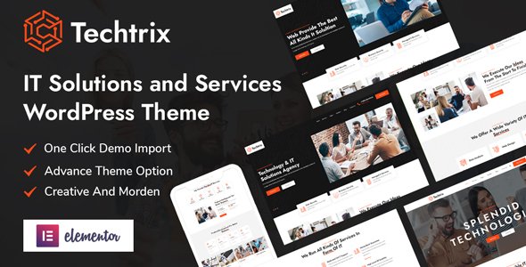 Techtrix – IT Solutions & Technology WordPress Theme