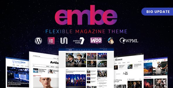 EmBe – Flexible Magazine WordPress Theme