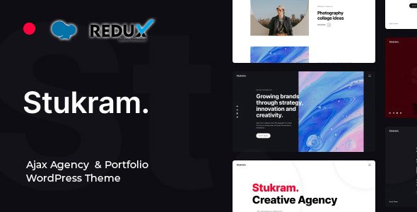 Stukram – AJAX Agency & Portfolio WordPress Theme