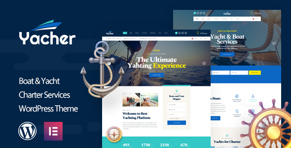 Yacher – Yacht Charter Services WordPress Theme