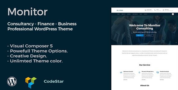 Monitor | Consulting & Business WordPress Theme