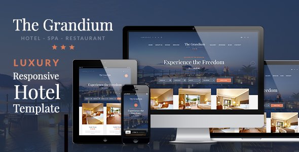 Grandium – Hotel Booking WordPress Theme