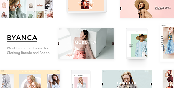 Byanca – Modern WooCommerce Theme for Clothing Brands and Shops
