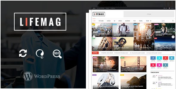 LifeMag – Responsive Magazine WordPress Theme