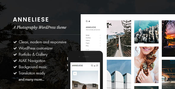 Anneliese – A Photography WordPress Theme