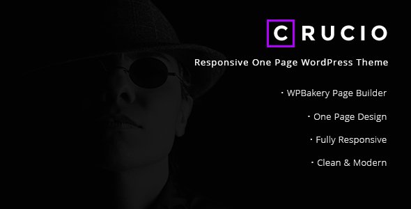 Crucio – Responsive One Page WordPress Theme
