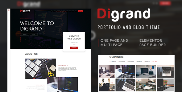 Digrand – Portfolio And Blog Theme
