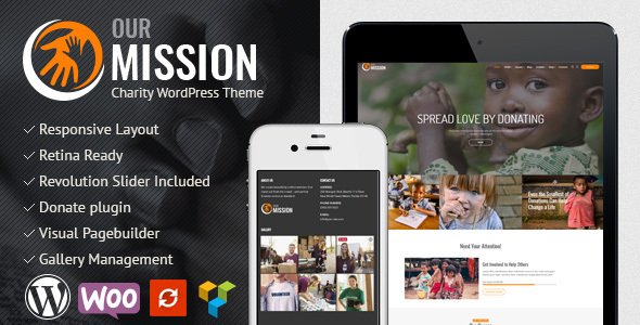 Our Mission – Charity WordPress Theme
