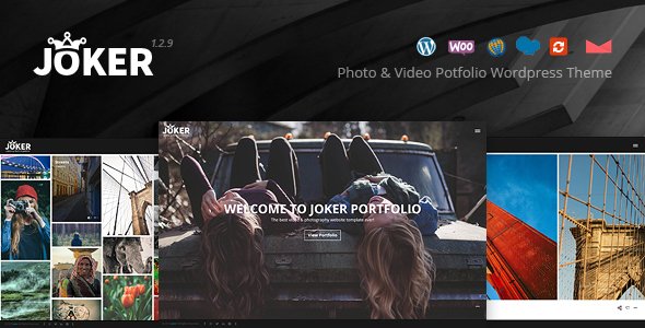 Joker – Photo & Video Portfolio WordPress Theme for Photographers