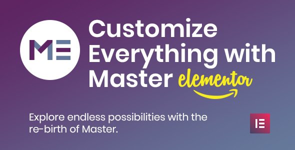 Master Creator – Minimal Elementor Theme
