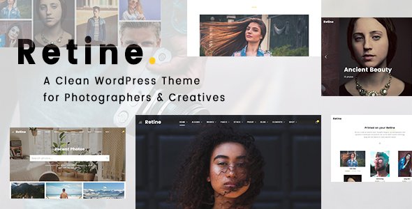 Retine – A WordPress Theme for Photographers and Creatives