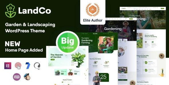 Landco – Garden & Landscaping WordPress Theme