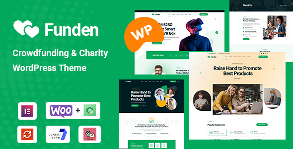 Funden – Crowdfunding & Charity WordPress Theme