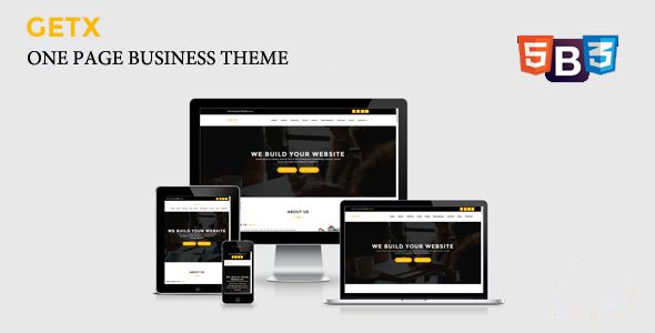GetX – Onepage Business WordPress Theme