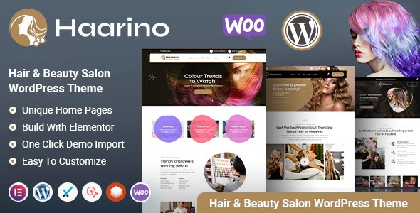 Haarino – Hair Salon WordPress Theme