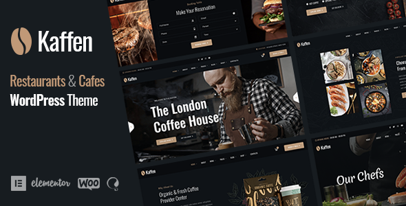 Kaffen – Cafe/Coffee WordPress Theme
