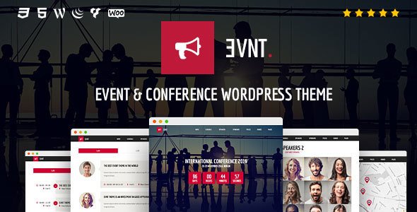 Evnt – Event and Conference WordPress Theme