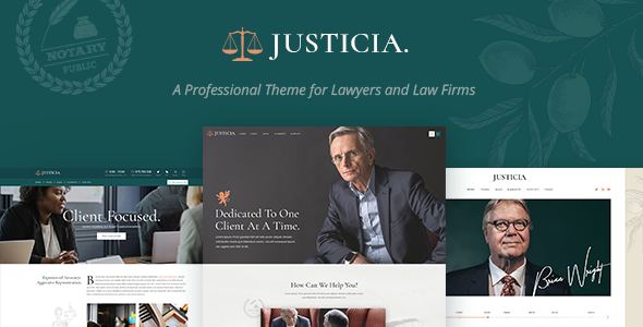 Justicia – Lawyer and Law Firm Theme