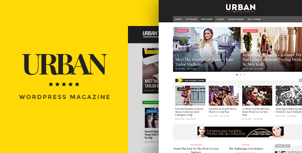 Urban – Responsive Magazine Theme