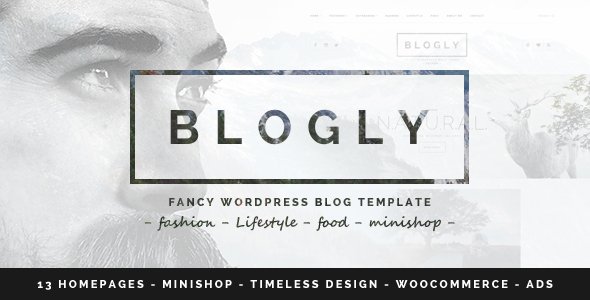 Blogly – Fancy WordPress Blog Theme
