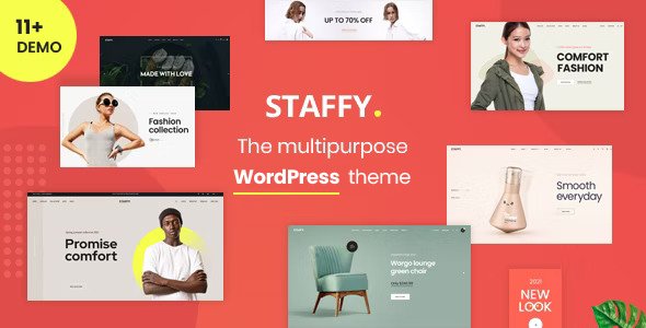 Staffy – The Responsive Multipurpose WordPress eCommerce Theme