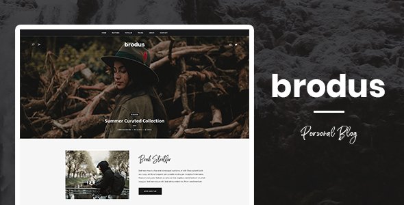 Brodus – Personal Blog WordPress Theme