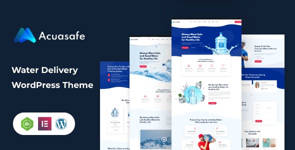 Acuasafe – Drinking Water Delivery WordPress Theme