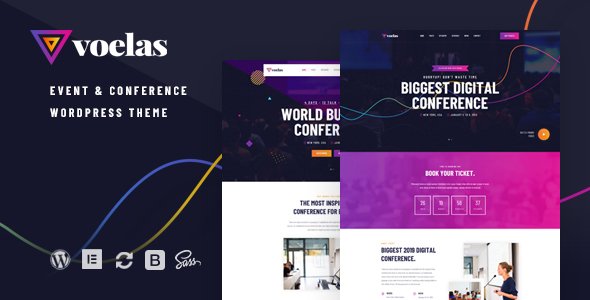 Voelas – Event & Conference WordPress Theme
