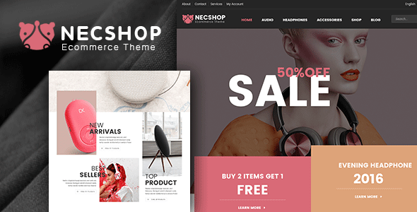 Nec Shop – HiTech RTL Responsive Multipurpose WooCommerce WordPress Theme