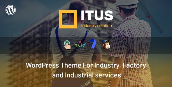 Itus – Industrial Manufacturing WordPress Theme