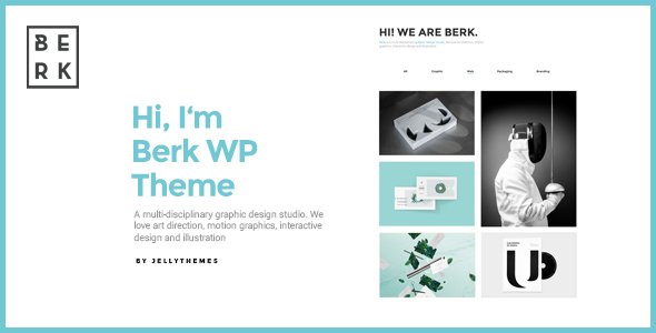 Berk – Minimal Portfolio WordPress Theme