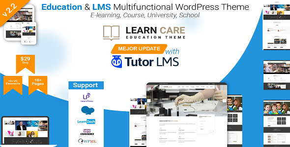 LearnCare Educational WordPress Theme