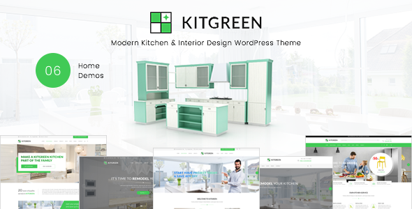 KitGreen – Interior and Kitchen Design WordPress Theme