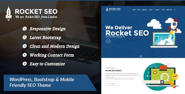 Rocket SEO – Online Marketing, SEO, Social Media Marketing WordPress SEO Theme